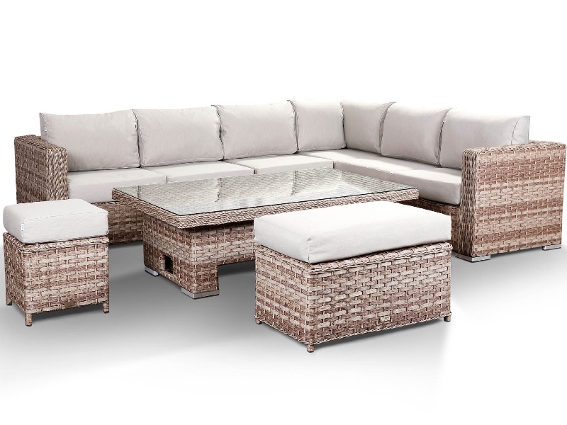 catalina rattan corner sofa