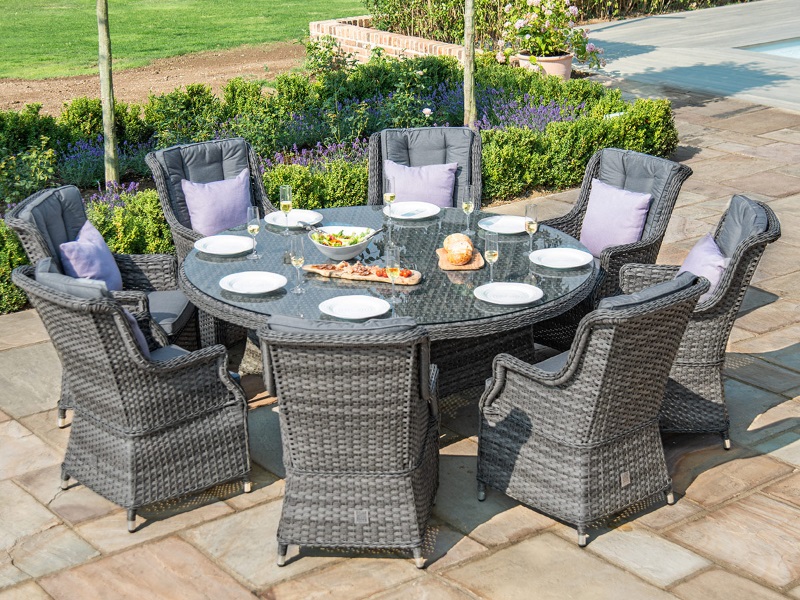 maze rattan victoria dining set