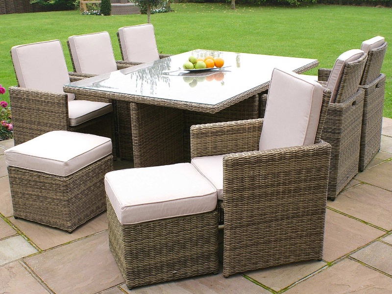 maze rattan cube garden furniture